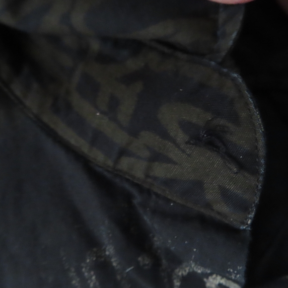 rare guide london button up print shirt ombre color M - Picture 3 of 7